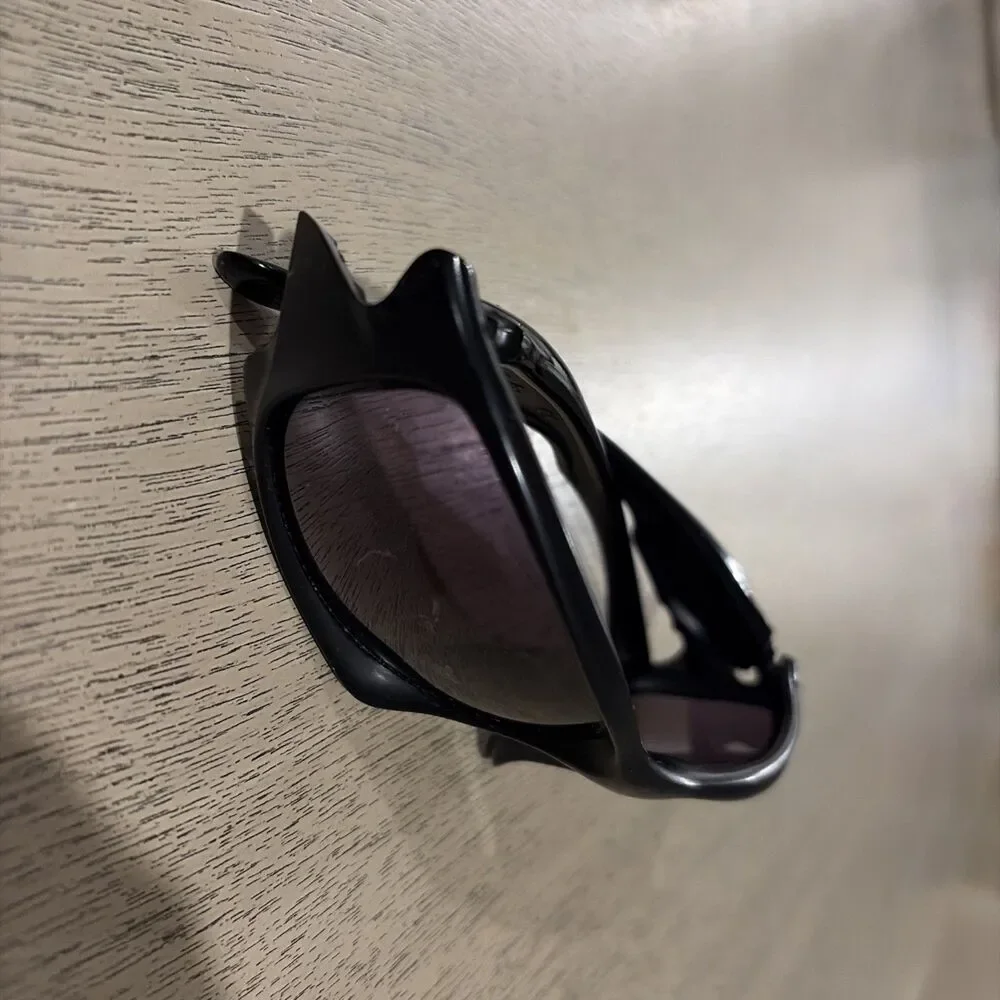 Vtg Oakley Ten X Polarized Sunglassses OO9128-01 61 16 Baseball Cycling Racing